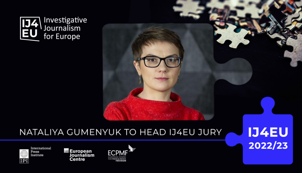 Nataliya Gumenyuk to head IJ4EU jury IJ4EU
